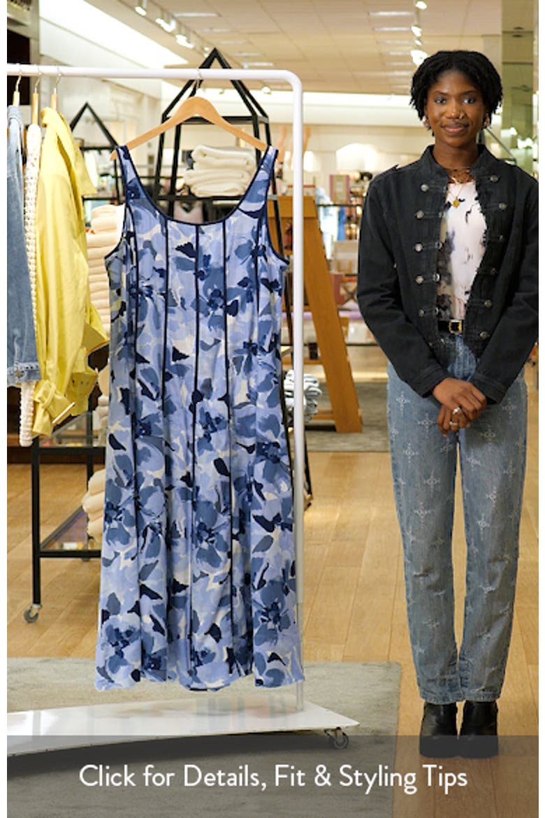 Floral Print Pipe Maxi Dress video