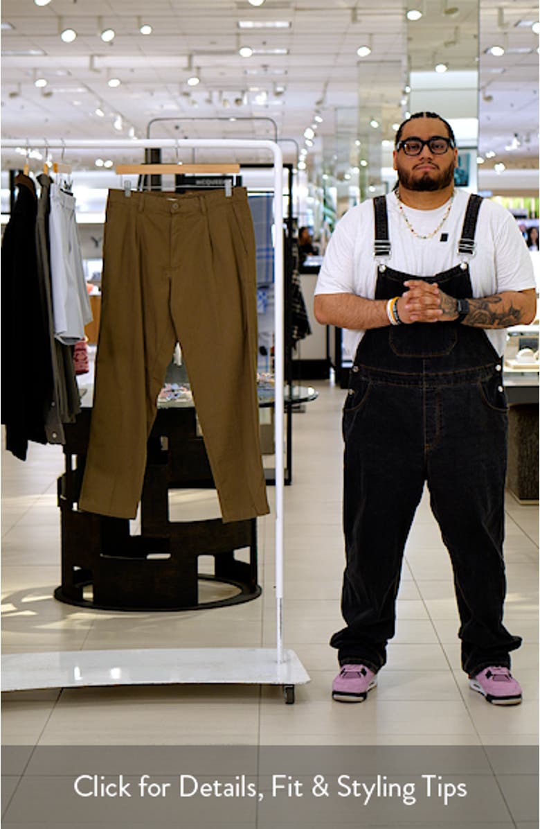 Cotton Blend Straight Leg Pants, sales video thumbnail