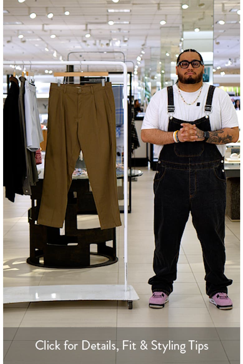 Cotton Blend Straight Leg Pants video