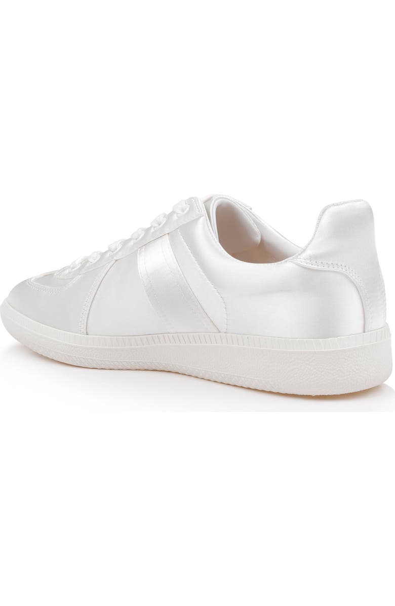 Jewel Badgley Mischka Imara Sneaker, Alternate, color, Ivory Satin