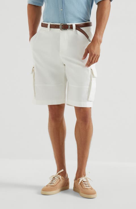Gabardine Bermuda shorts