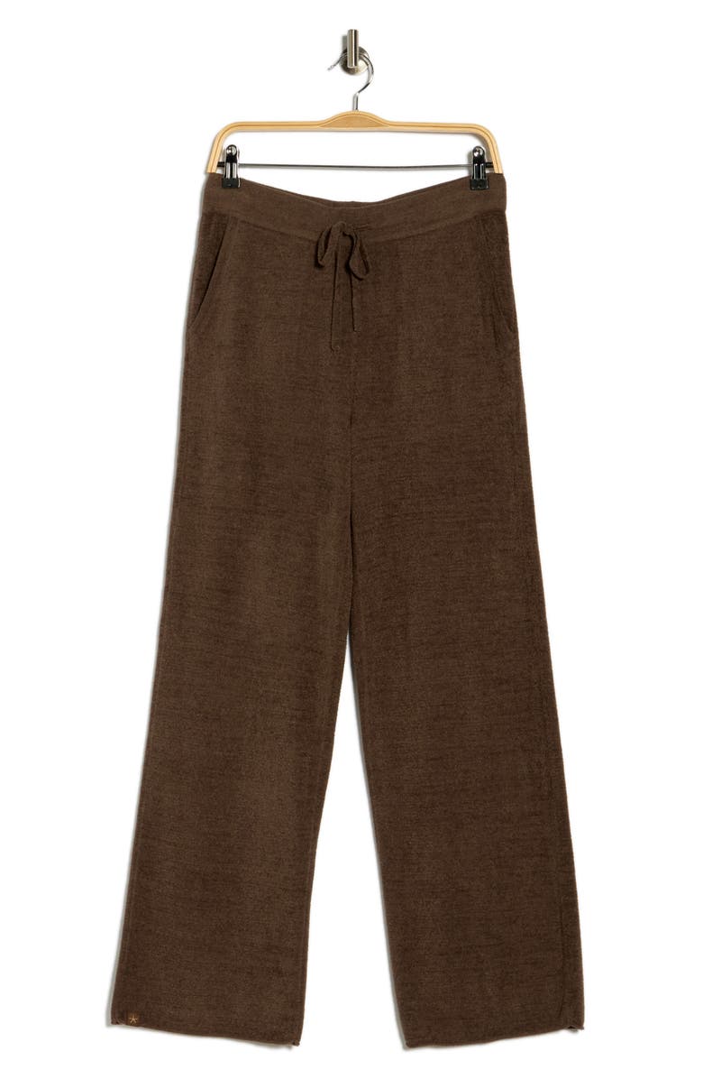 Barefoot Dreams<sup>®</sup> CozyChic<sup>®</sup> Ultra Lite<sup>®</sup> Rib Rolled Edge Pants, Alternate, color, Java