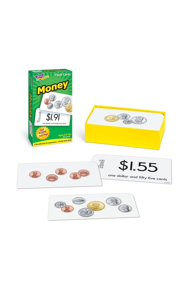 TREND Enterprises Money Skill Drill Flash Cards, Alternate, color, Multicolored