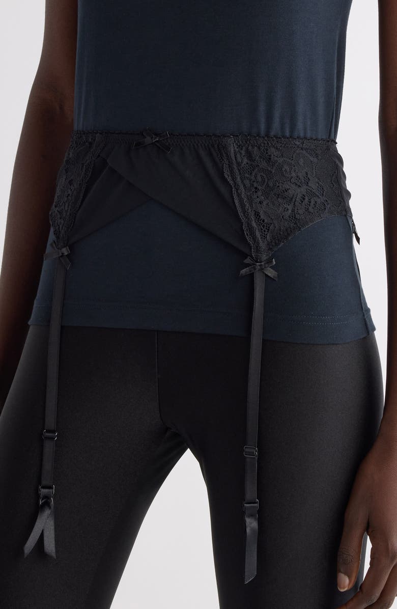 Balenciaga Lingerie T-Shirt, Alternate, color, Faded Black