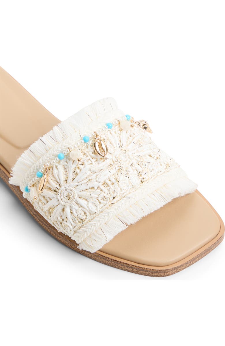 ALDO Aurana Embellished Slide Sandal, Alternate, color,
