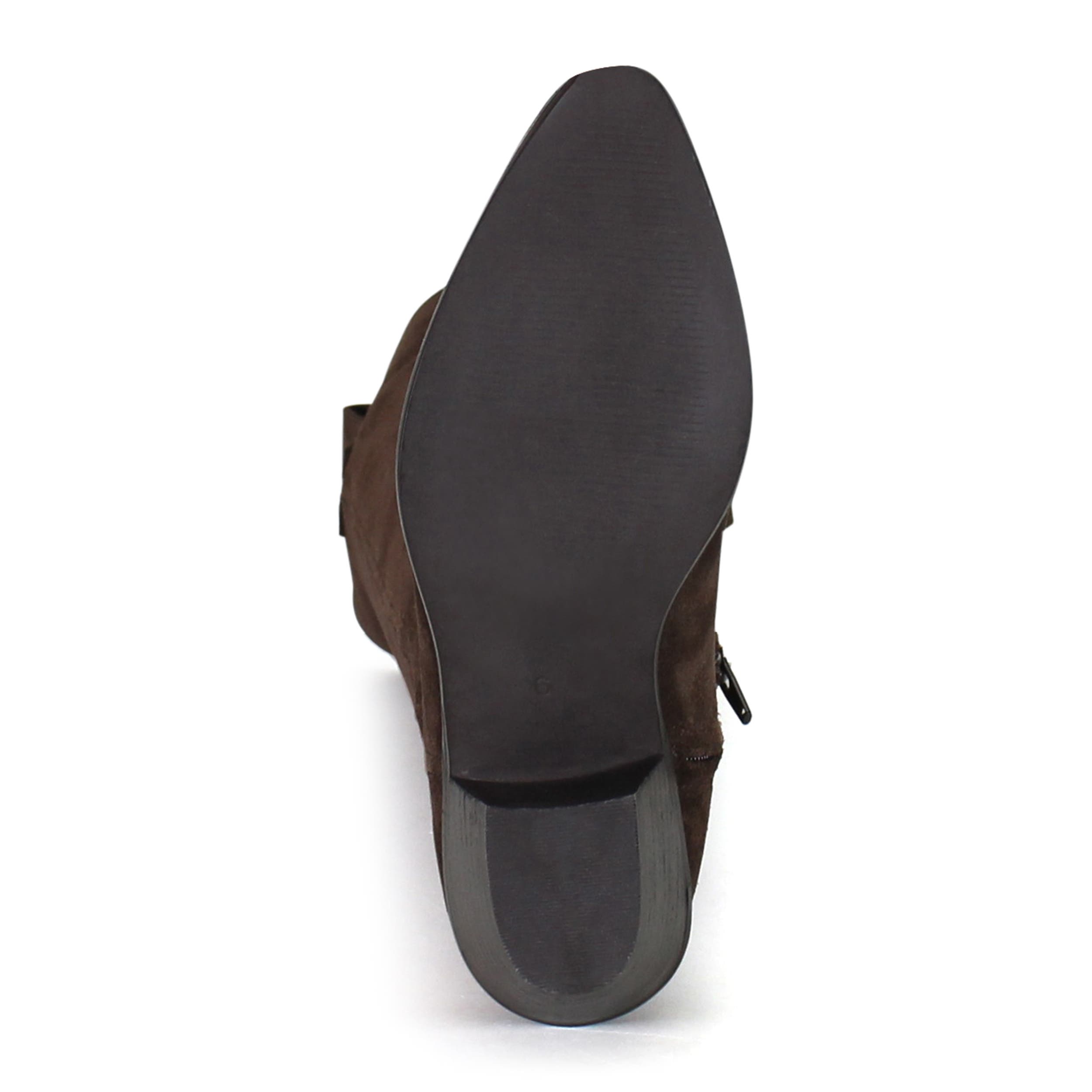 Diba True AME THYST Suede Knee High Boot, Alternate, color, Dark Brown