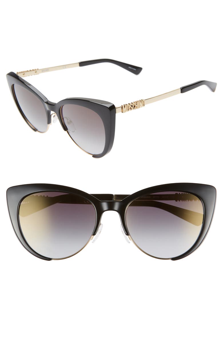 Moschino 55mm Cat Eye Sunglasses, Main, color, 