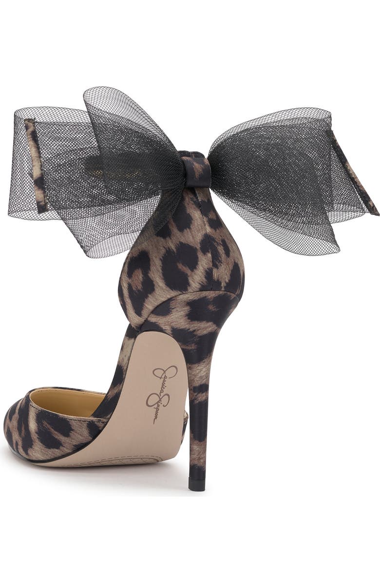 Jessica Simpson Phindies Ankle Strap Pointed Toe Pump, Alternate, color, Safari Combo