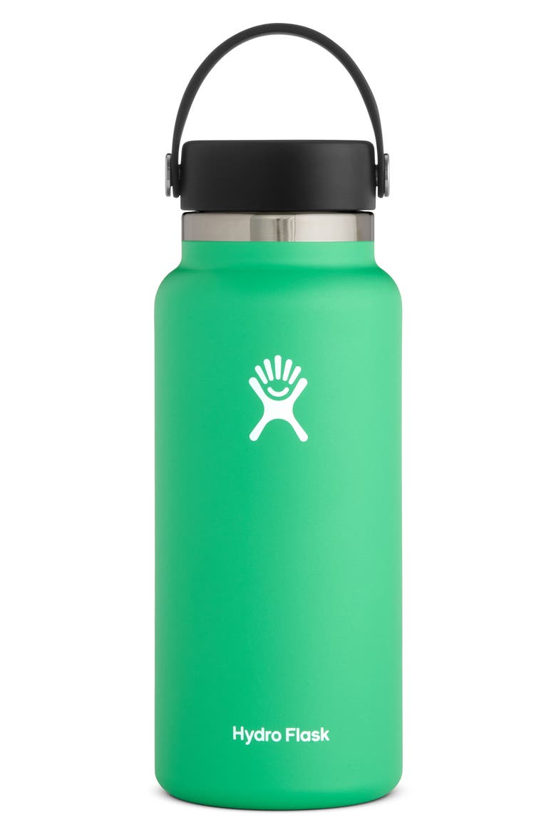 32-Ounce Wide Mouth Cap Water Bottle, Main, color, SPEARMINT