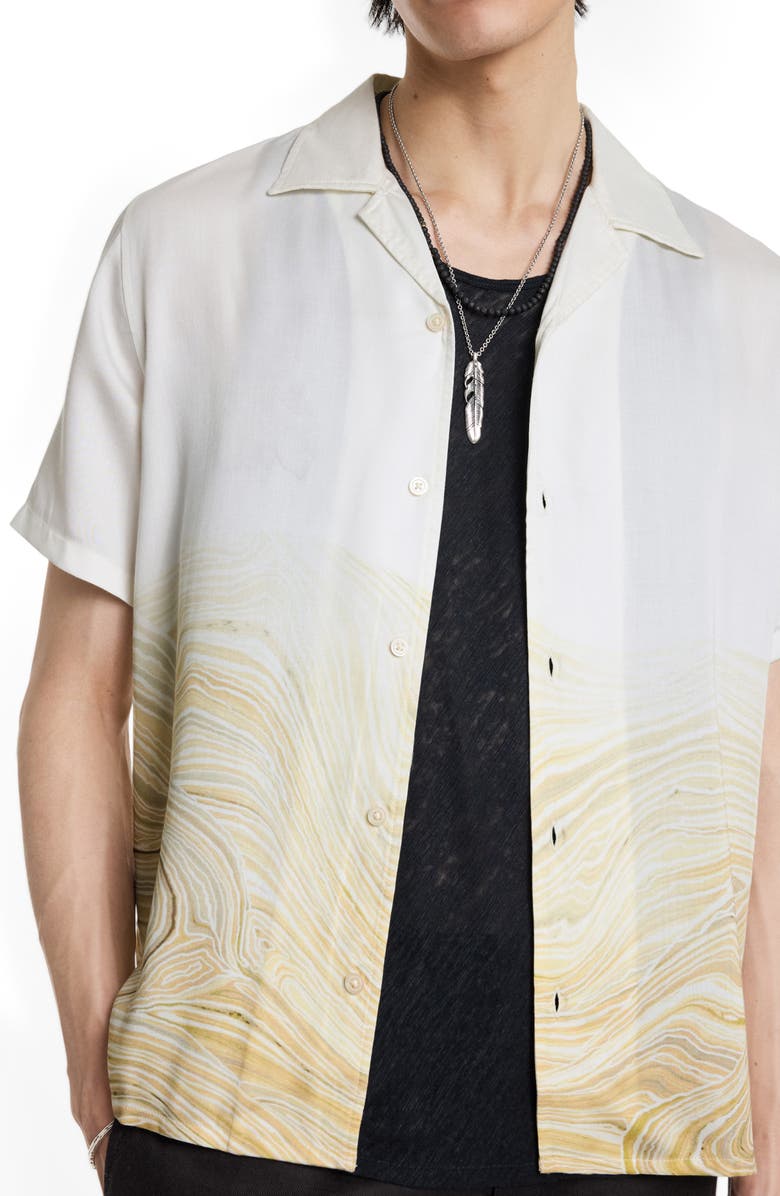 John Varvatos Dan Modal Camp Shirt, Alternate, color, 