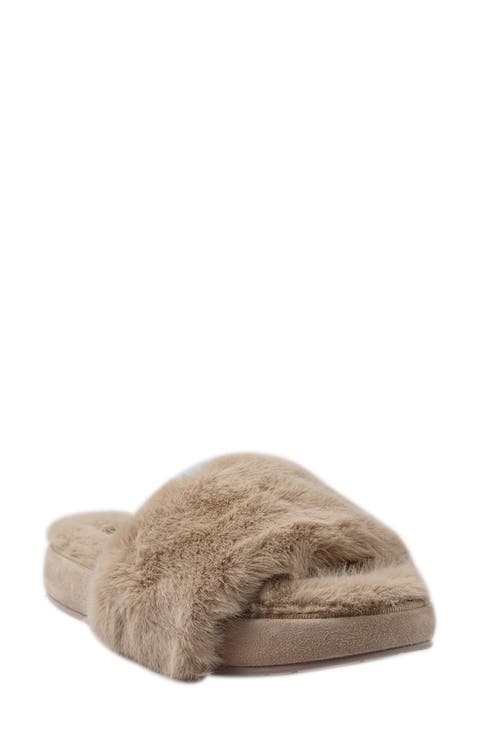 Macklin Faux Fur Slipper (Women)