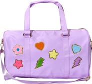 Malibu Sugar Duffle bag with heart patches