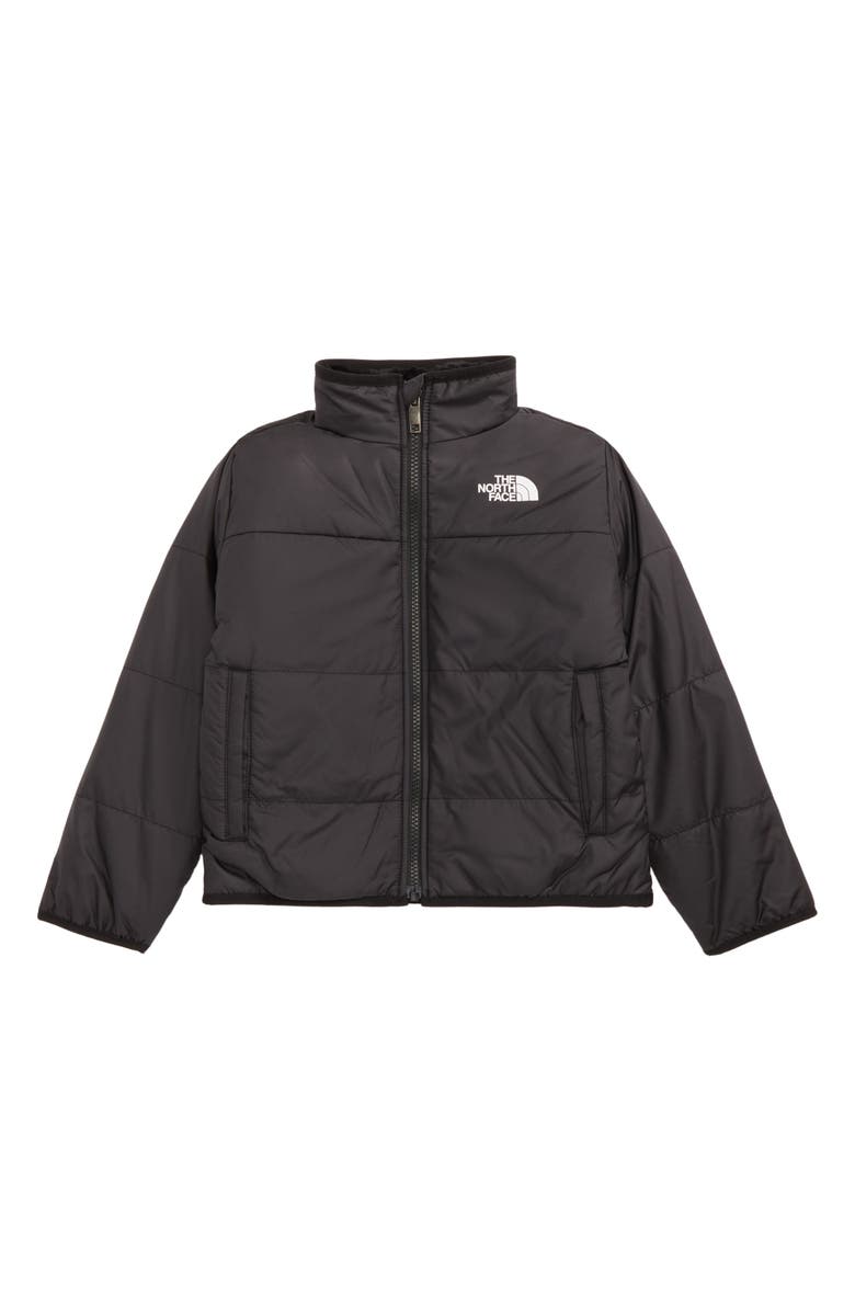 The North Face Kids' Mossbud Reversible Water Repellent Faux Fur Jacket, Main, color, 