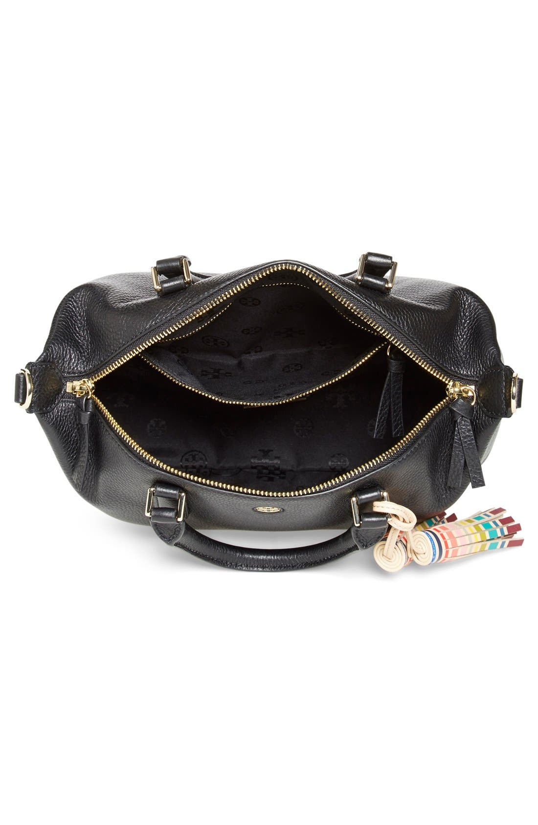 Tory Burch Small Multicolor Tassel Satchel, Alternate, color, 