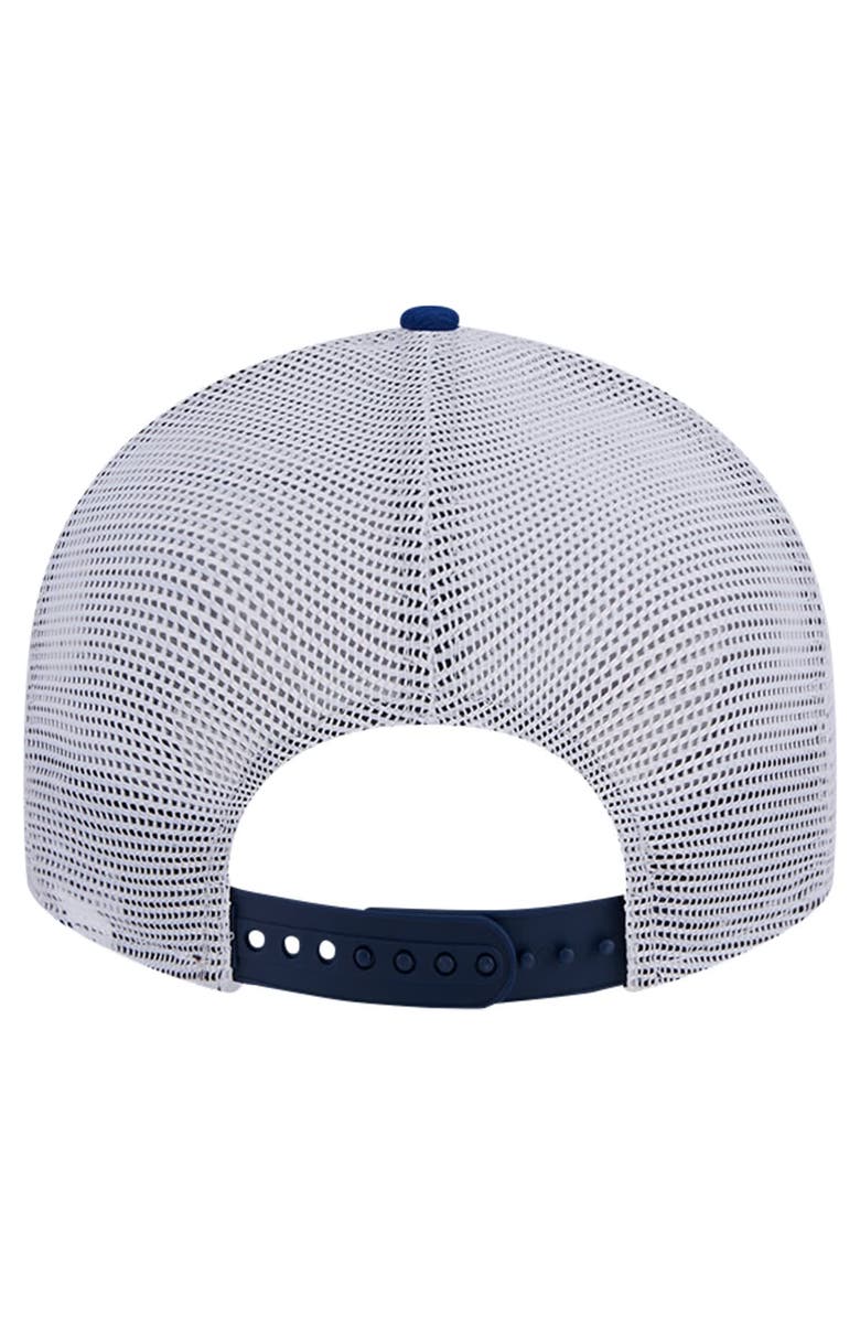 New Era Men's New Era Navy Penn State Nittany Lions Throwback Circle Patch 9FIFTY Trucker Snapback Hat, Alternate, color, Navy