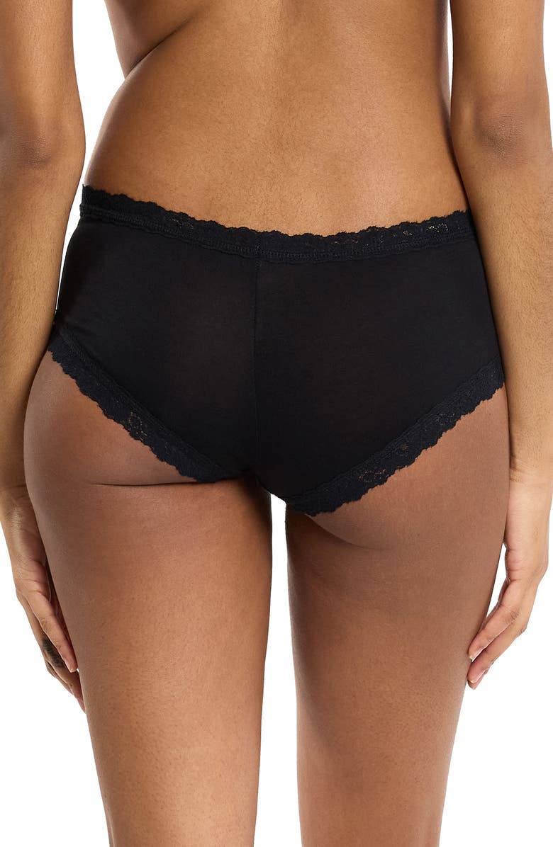 Hanky Panky Dream Boyshorts, Alternate, color, Black