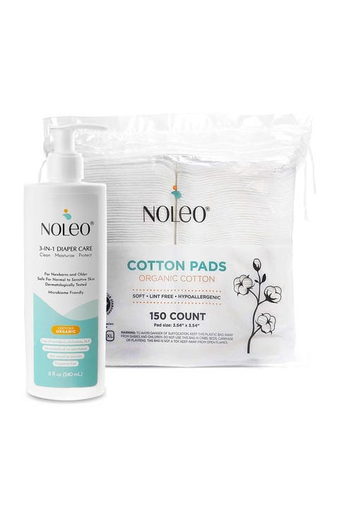 3-in-1 Diaper Cream + Cotton Pads Set