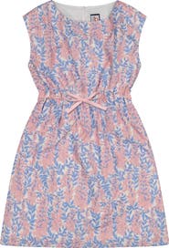 Busy Bees Izzy Drawstring Dress Pink Azalea