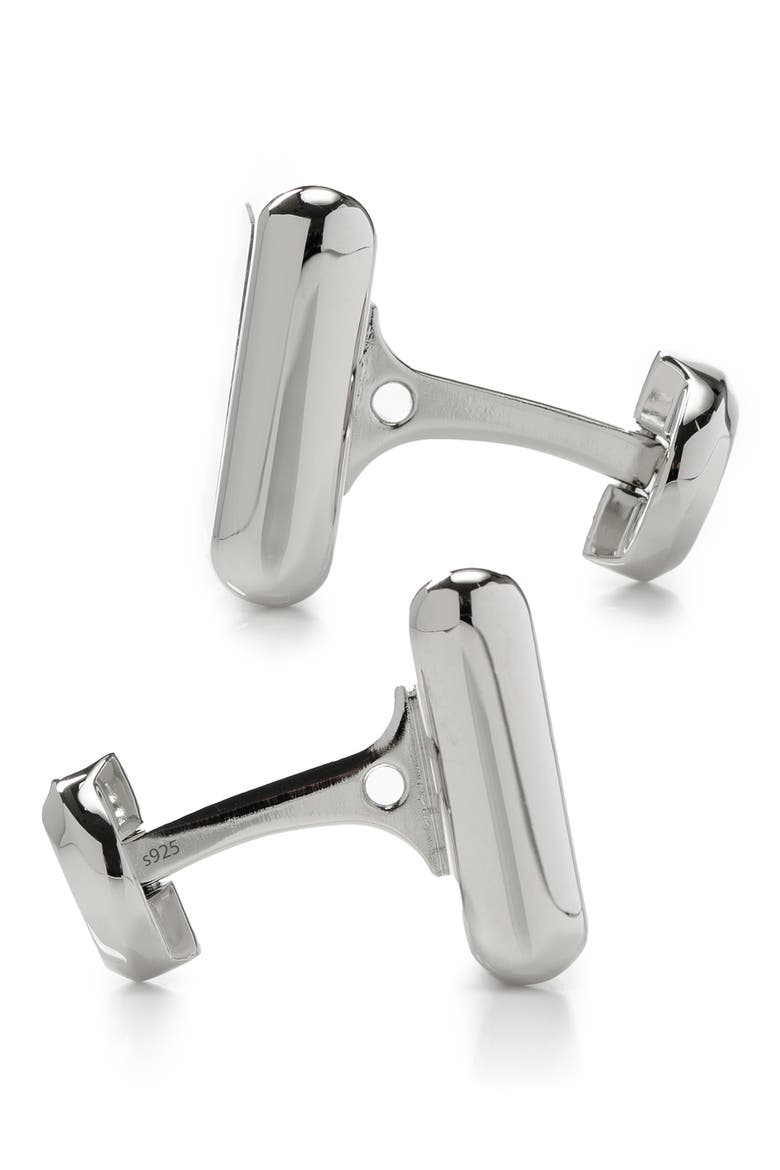 Men's JFK Presidential Sterling Silver & Lapis Cuff Links, Alternate, color, BLUE
