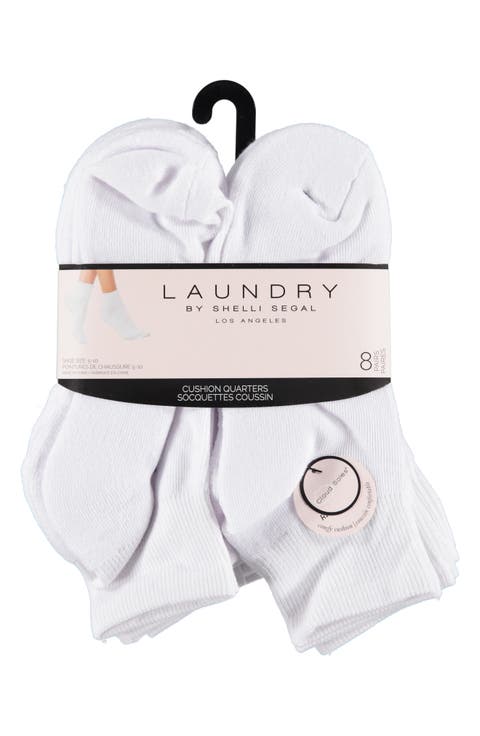 8-Pack Full Cushion Quarter Socks