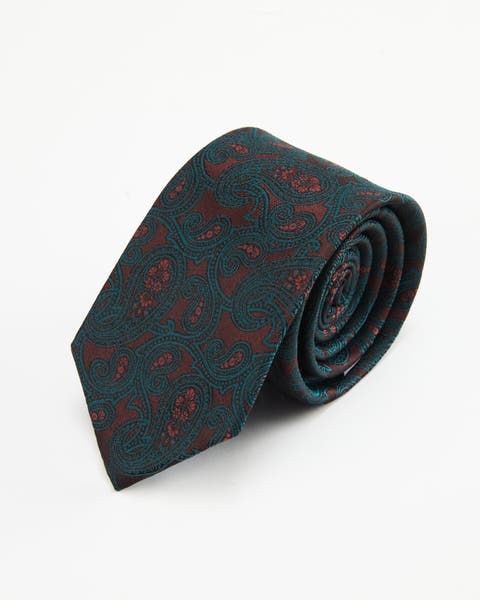 Paisley Silk Jacquard Tie
