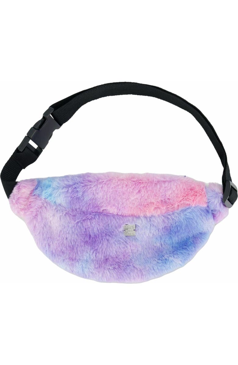 Deux par Deux Girl's Faux Fur Fanny Bag Multicolor, Main, color,
