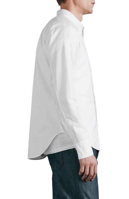 Rag & Bone Icons Zac 365 Slim-fit Cotton-poplin Shirt In Wht