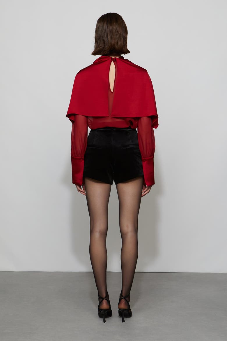 Aurelia Top, Alternate, color, Lipstick Red