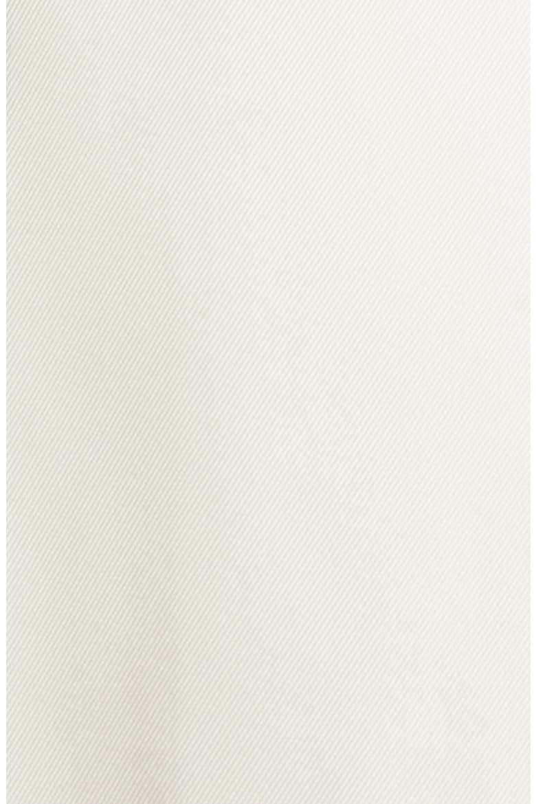 Uma Lace Trim Silk Twill Maxi Dress, Alternate, color, IVORY/ BLACK