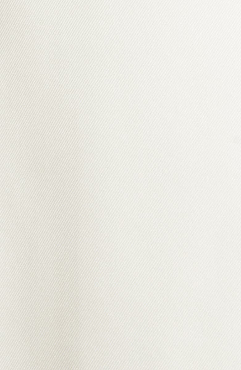 LOULOU DE SAISON Uma Lace Trim Silk Twill Maxi Dress, Alternate, color, 