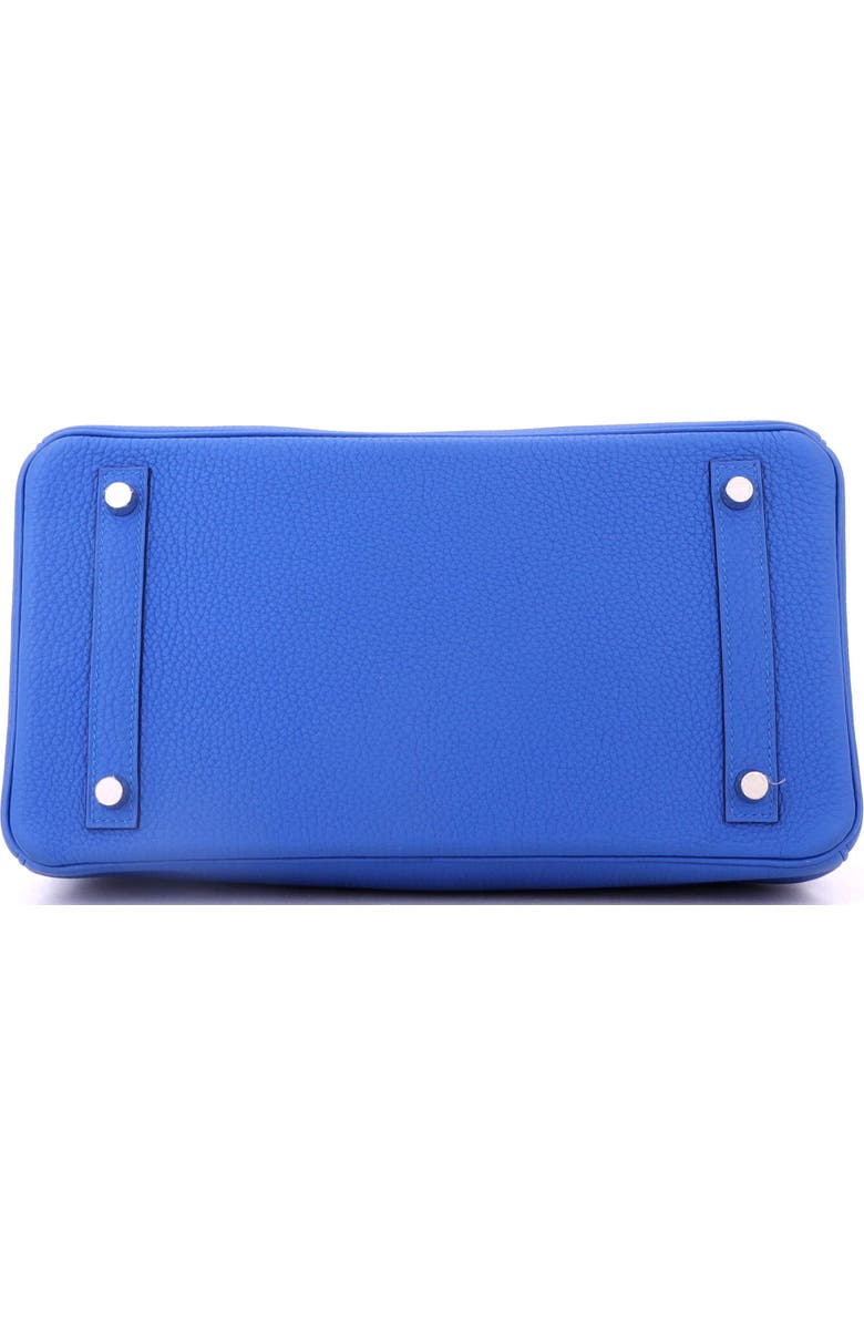 Pre-Owned Hermes Birkin Handbag Blue Togo with Palladium Hardware 30, Alternate, color, Bleu Zellige