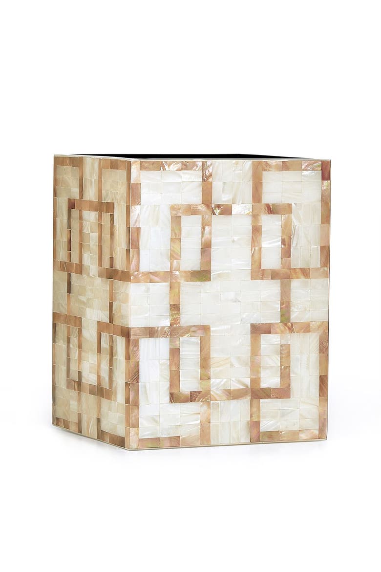 Parquet Waste Basket, Main, color, GOLD