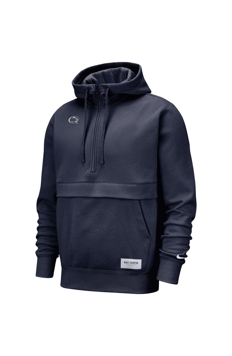Nike Men's Nike Navy Penn State Nittany Lions Club Half-Zip Hoodie, Alternate, color,