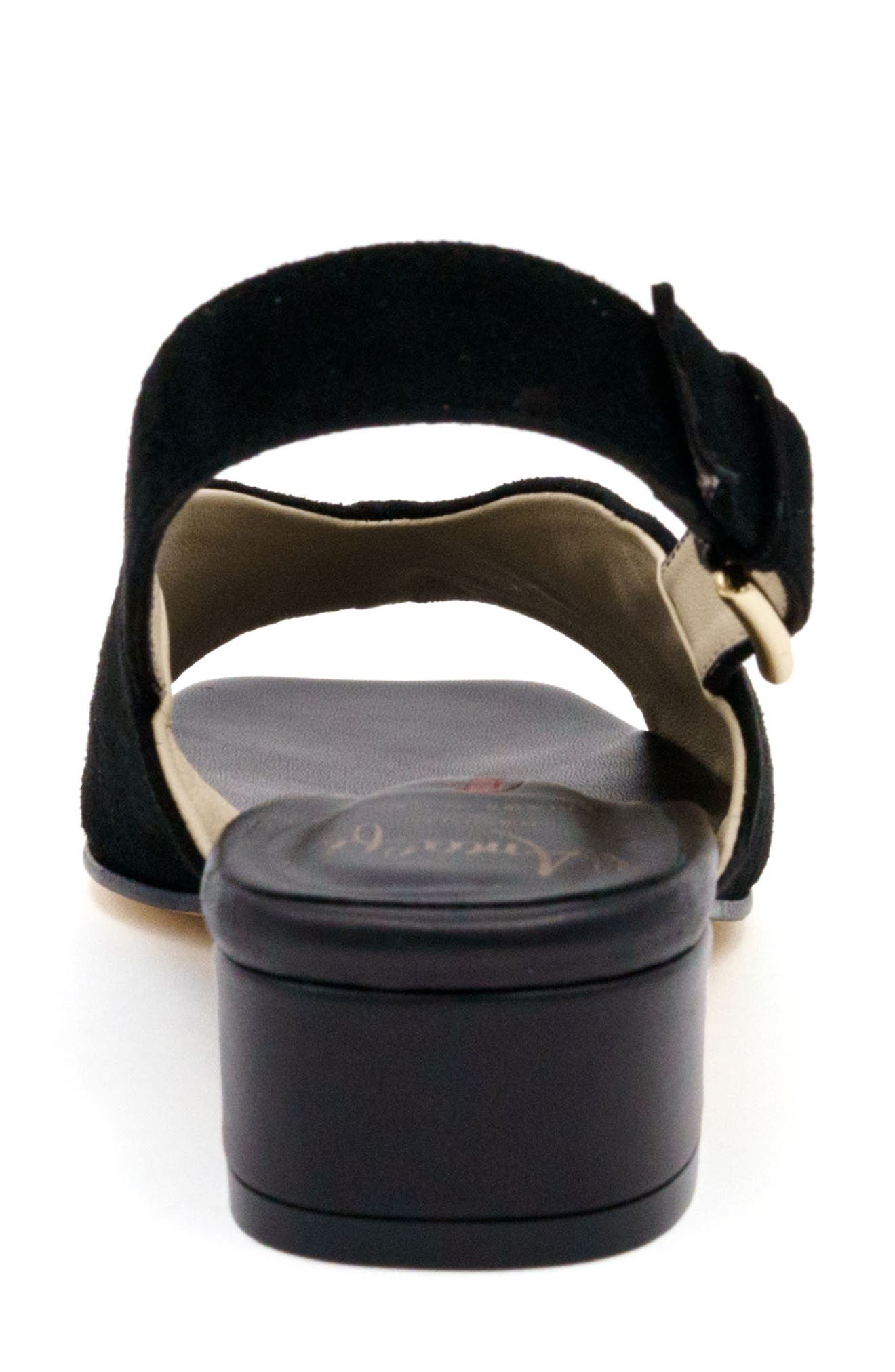 Amalfi by Rangoni Balista Slingback Sandal, Alternate, color, Black Cashmere