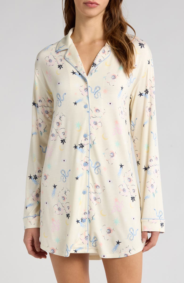 Honeydew All American Sleep Shirt, Main, color, Parfait Floral