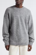 Jacquemus Le Pull Jacquard Logo Brushed Alpaca & Merino Wool Blend Sweater