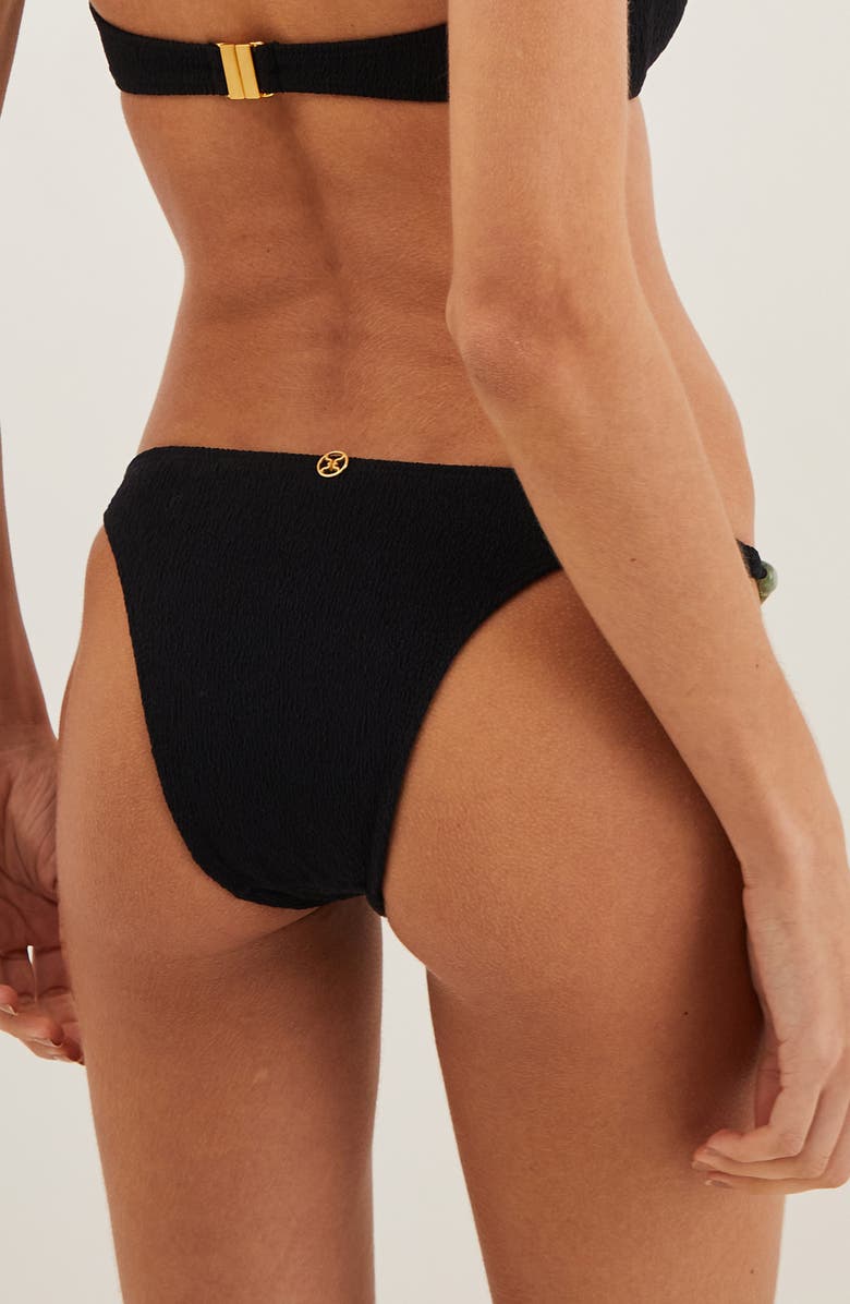 ViX Paula Hermanny Firenze Kiana Bikini Bottoms, Alternate, color, Black