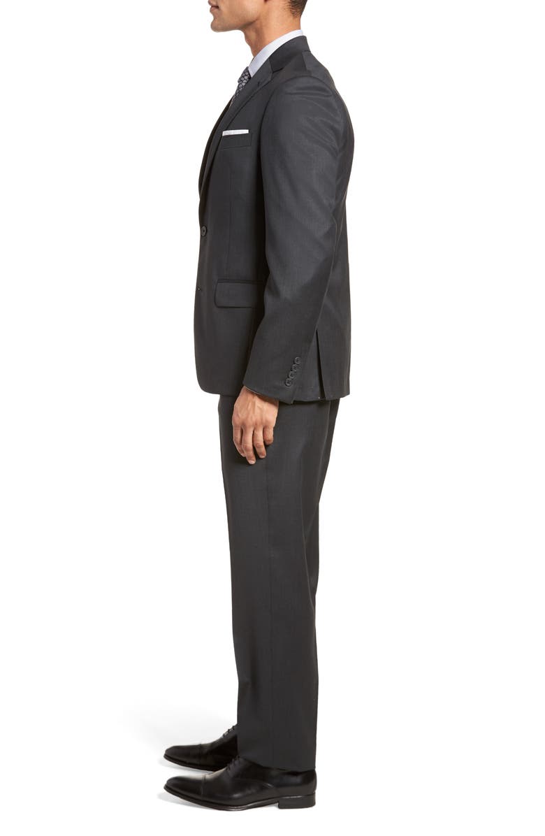 NORDSTROM MEN'S SHOP Trim Fit Solid Wool Suit, Alternate, color,