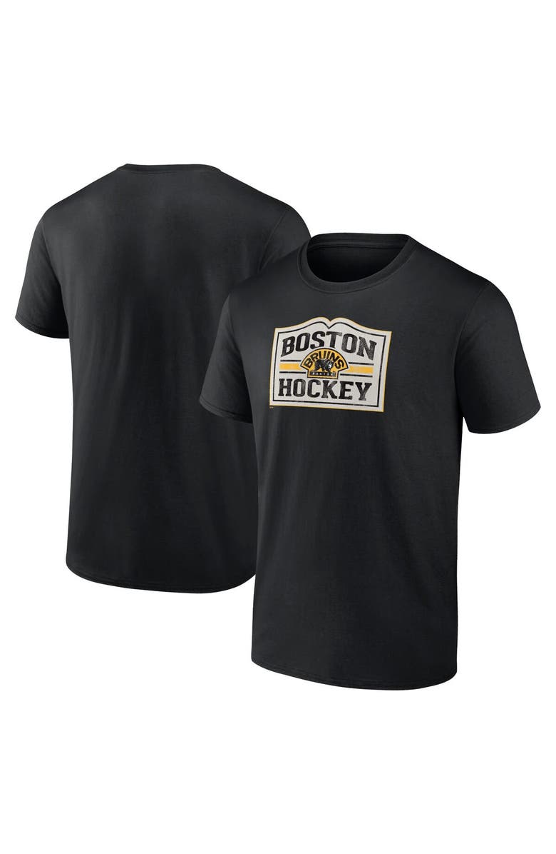 FANATICS Men's Fanatics Branded Black Boston Bruins Local T-Shirt, Main, color, 