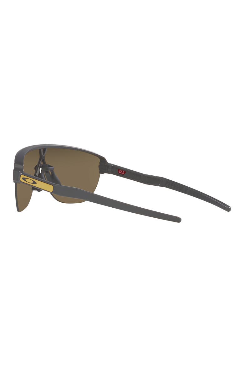 Corridor 142mm Semi Rimless Prizm™ Polarized Shield Sunglasses, Alternate, color, GREY JEANS