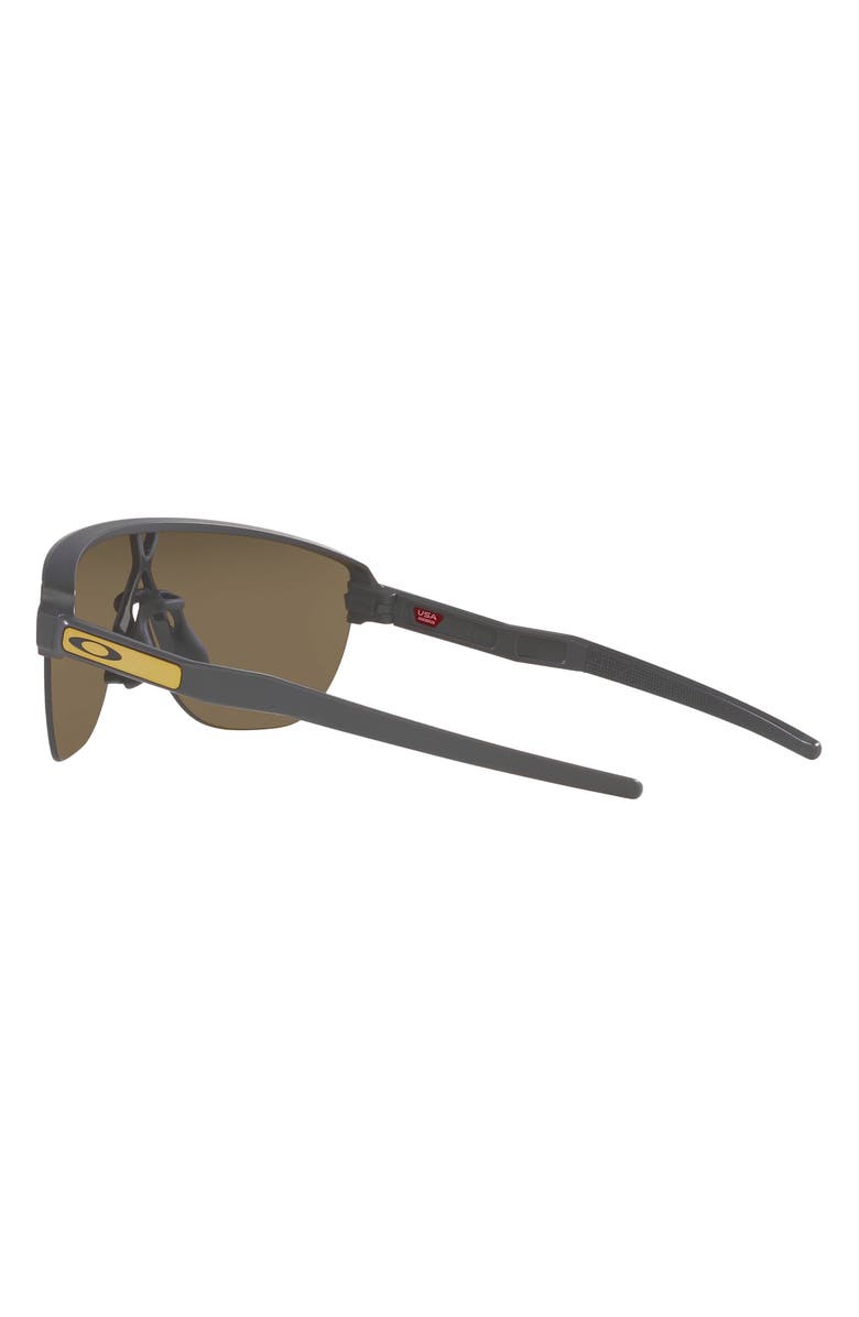Oakley Corridor 142mm Semi Rimless Prizm<sup>™</sup> Polarized Shield Sunglasses, Alternate, color, Grey Jeans