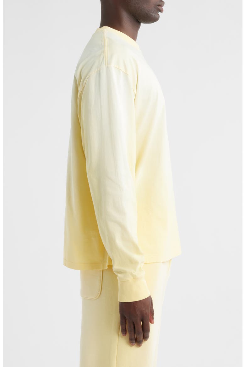 Core Oversize Long Sleeve T-Shirt, Alternate, color, SUN FADED BUTTER