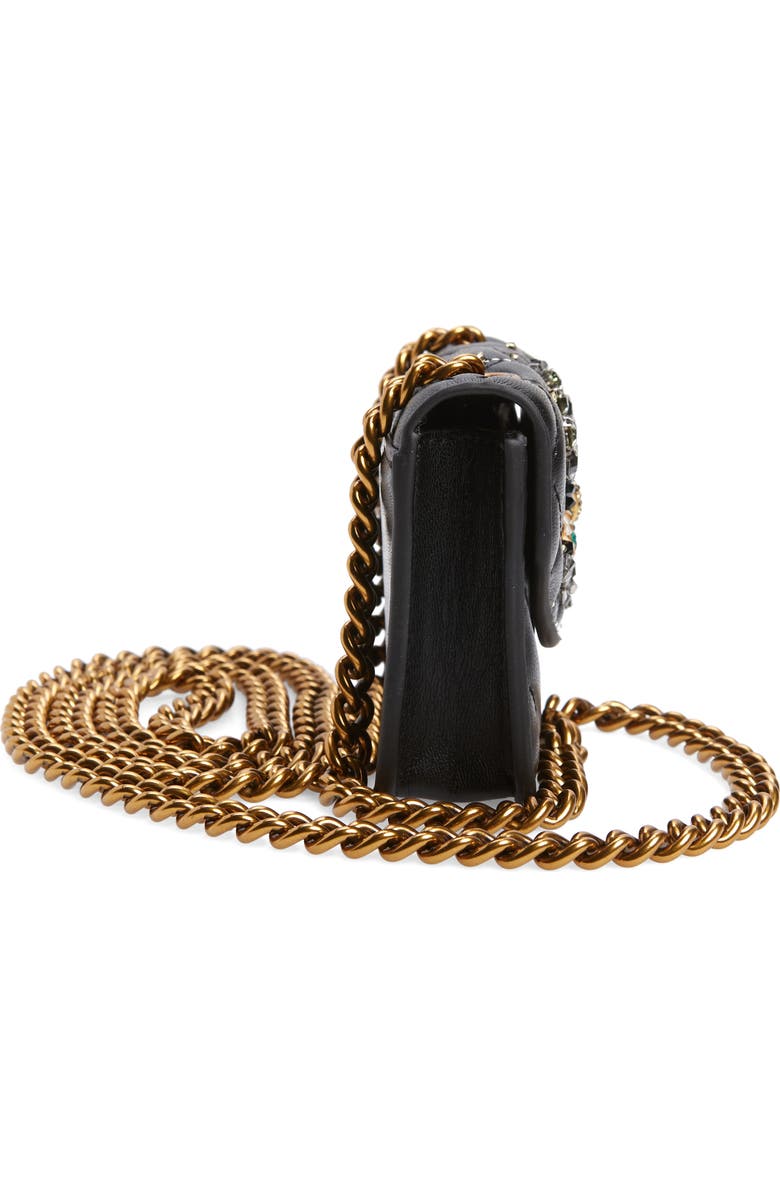 Kurt Geiger London Micro Kensington Eye Quilted Leather Crossbody Bag, Alternate, color,