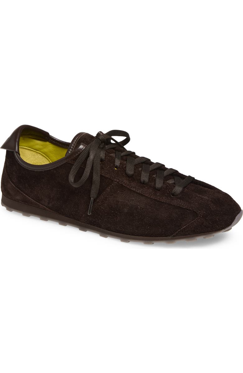 Jacquemus Les Tennis Low Top Sneaker, Main, color, Dark Brown