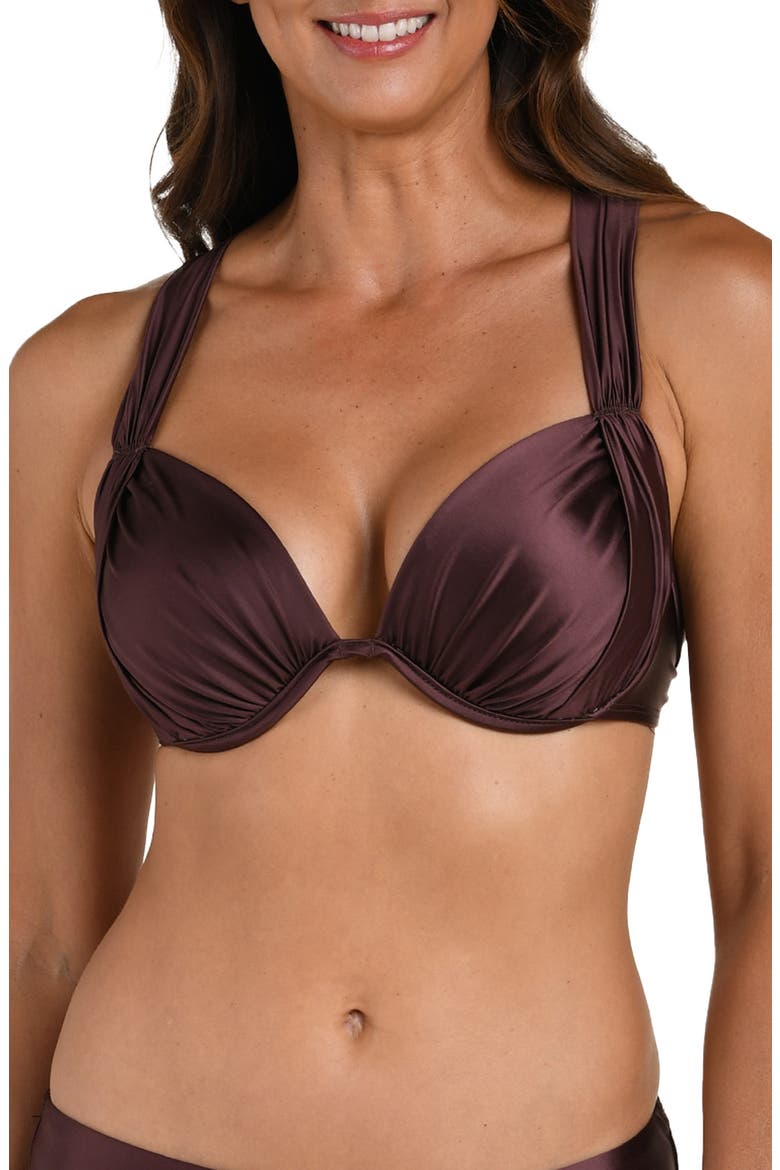 Earth Underwire Bikini Top, Main, color, TRUFFLE