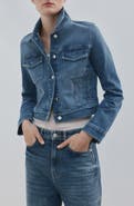MANGO Crop Jean Jacket