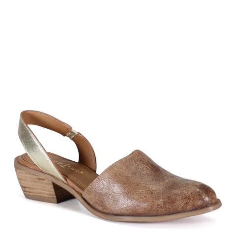 PRI ORITY Leather Sling Back Western Shoe