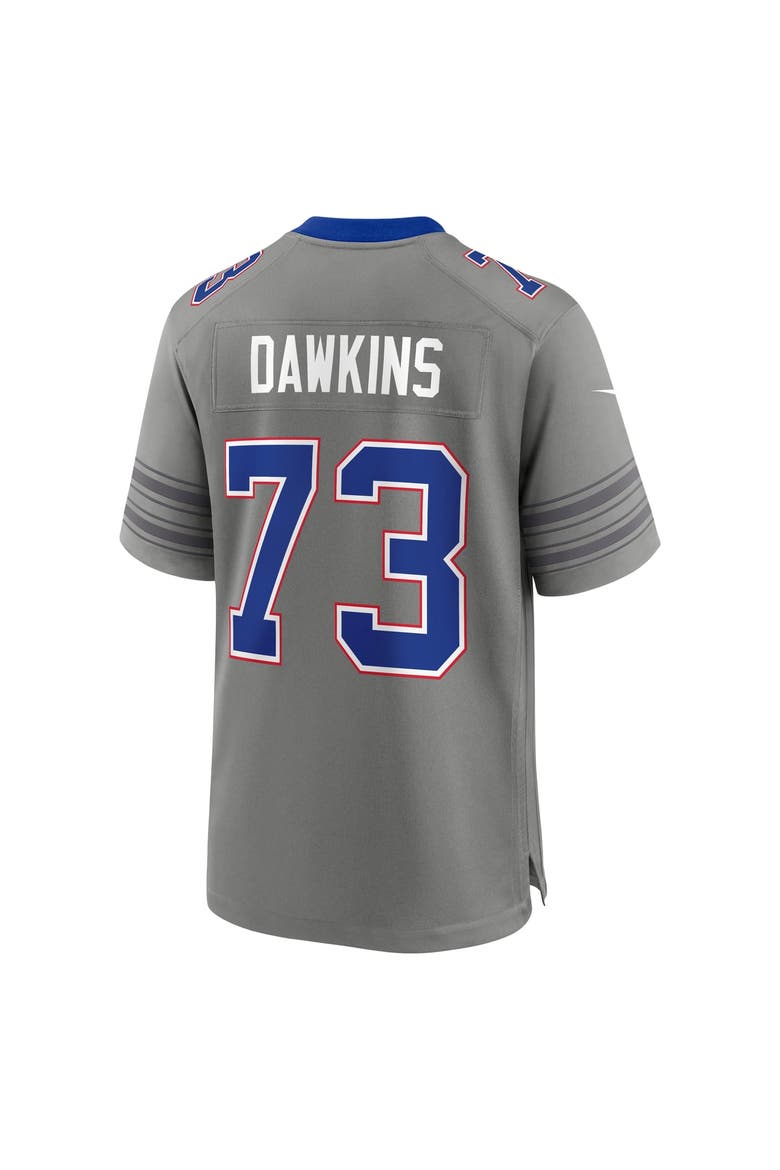 Men's Nike Dion Dawkins Gray Buffalo Bills Nickel City Game Jersey, Alternate, color, Gray