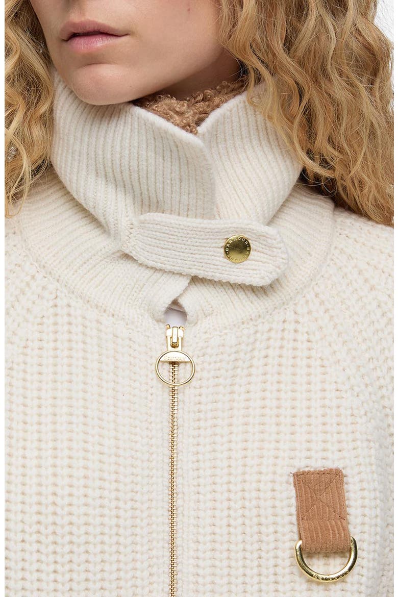 Marla Knit Bomber Jacket, Alternate, color, NEUTRAL