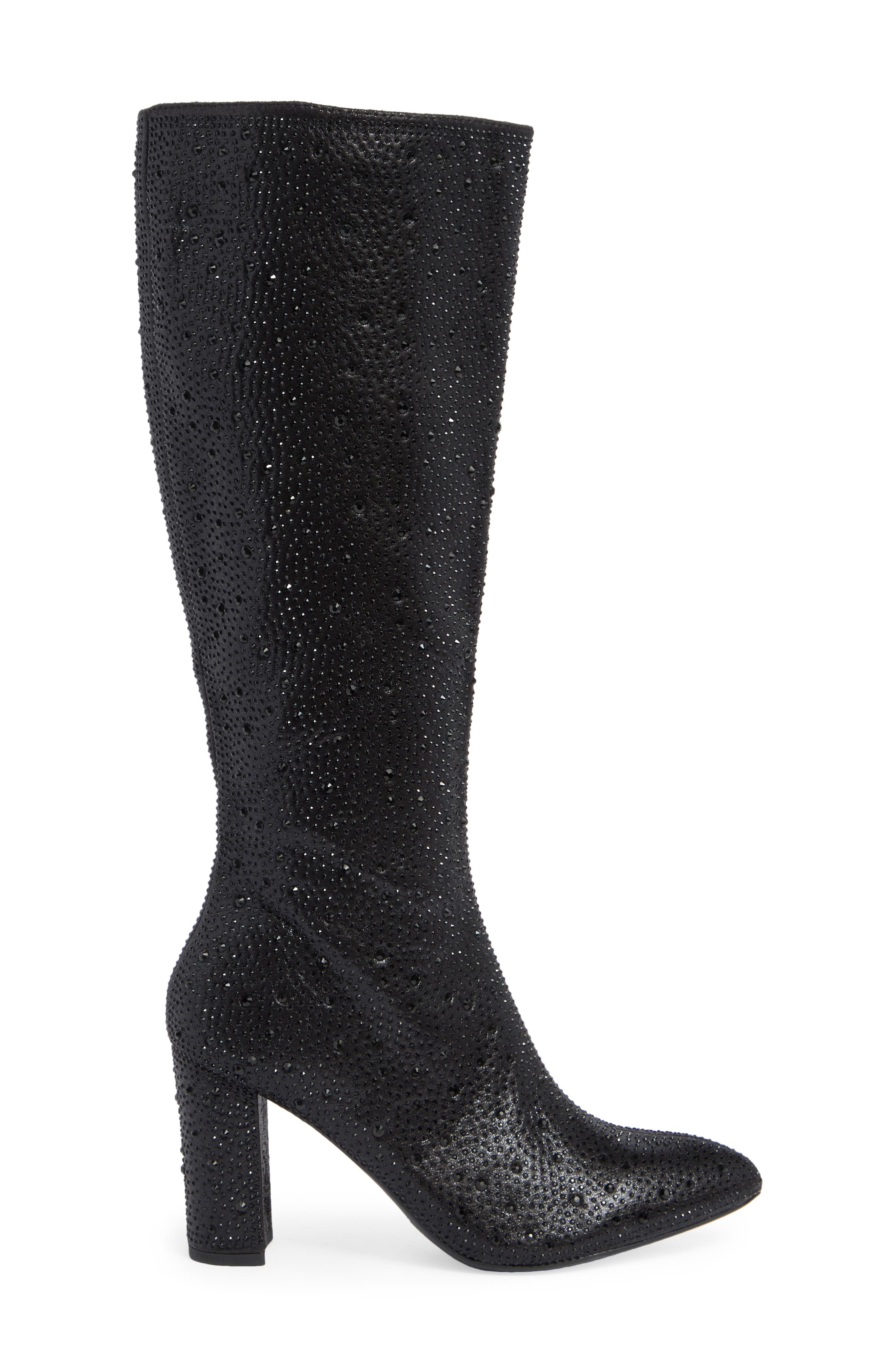 TOP GUY SHOES Martha Rhinestone Boot, Alternate, color, 